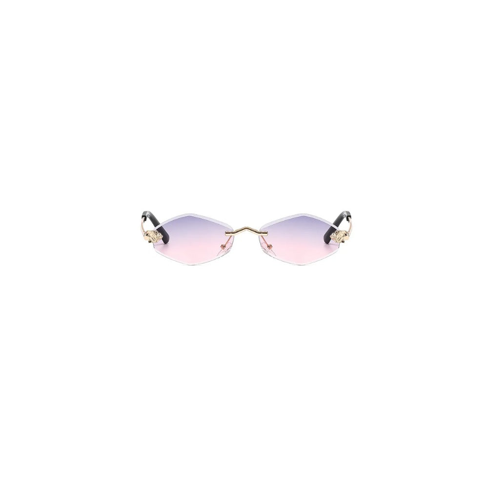 AAVA – Lunettes hexagonale sans monture ultra légère - Femme