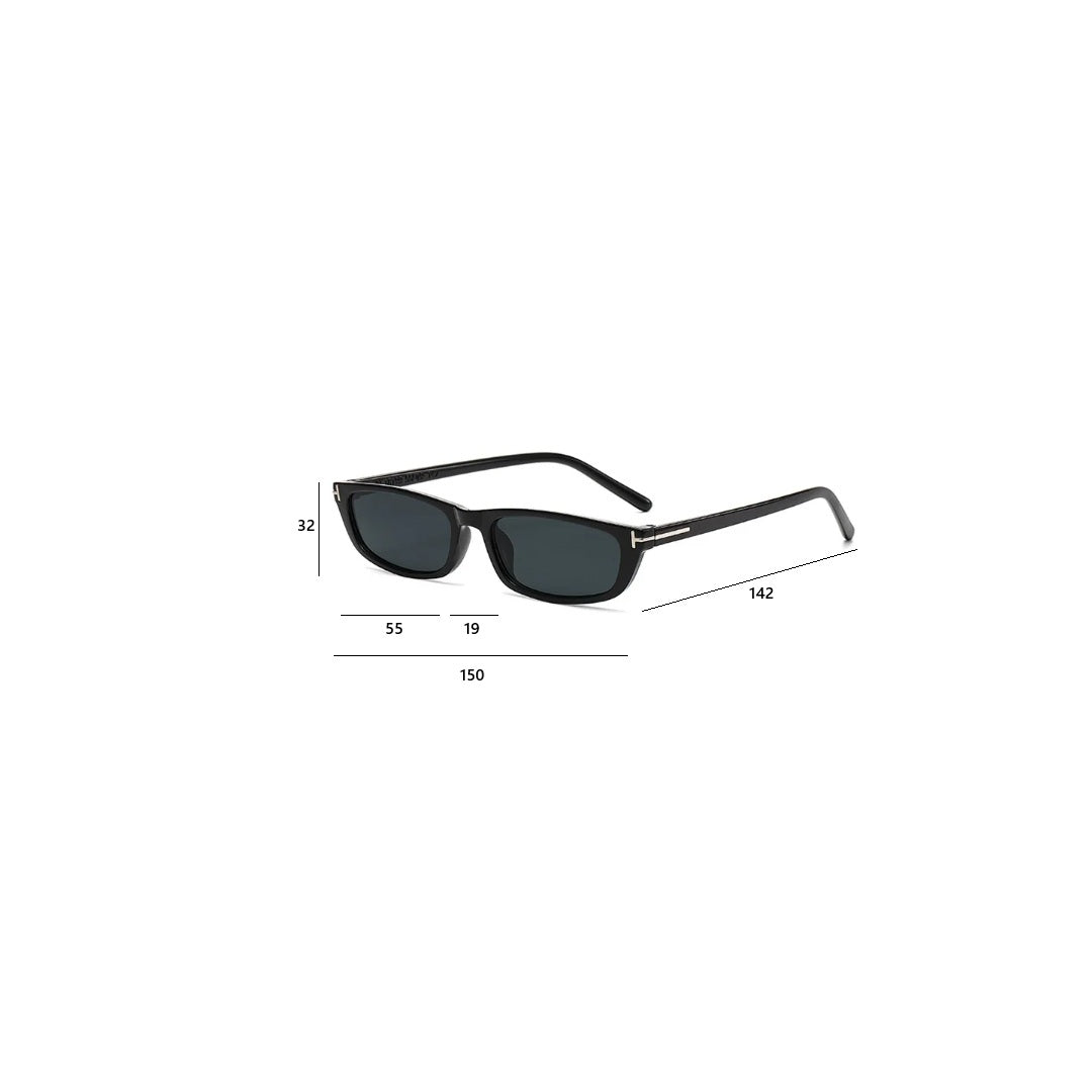 ONYX – Lunettes rectangulaires basses - Unisexe
